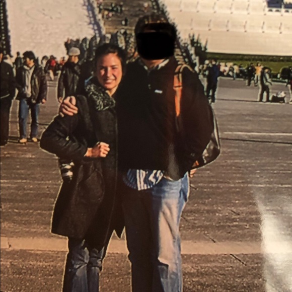 EUC charcoal grey wool jacket, lined with interchangeable & detachable collar - Picture 9 of 9